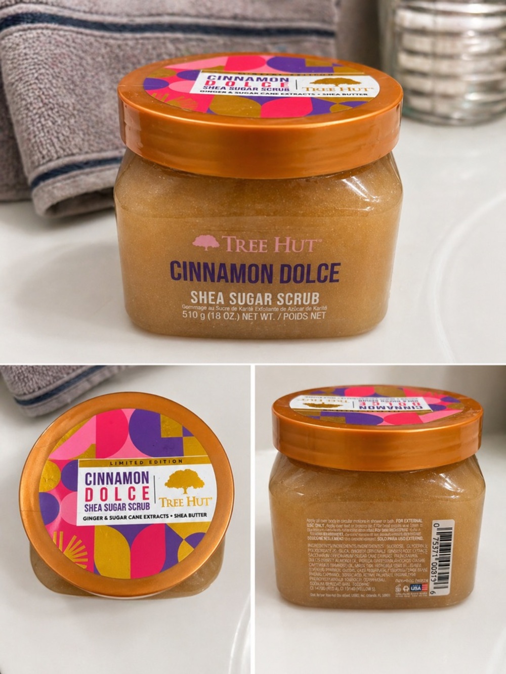 NEW Tree Hut Limited Edition Cinnamon Dolce 18 oz